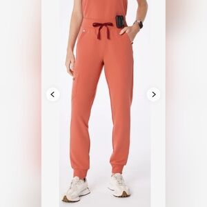 Figs Zamora NWT High Waisted Jogger Pants Spiced Cider Size XS/P